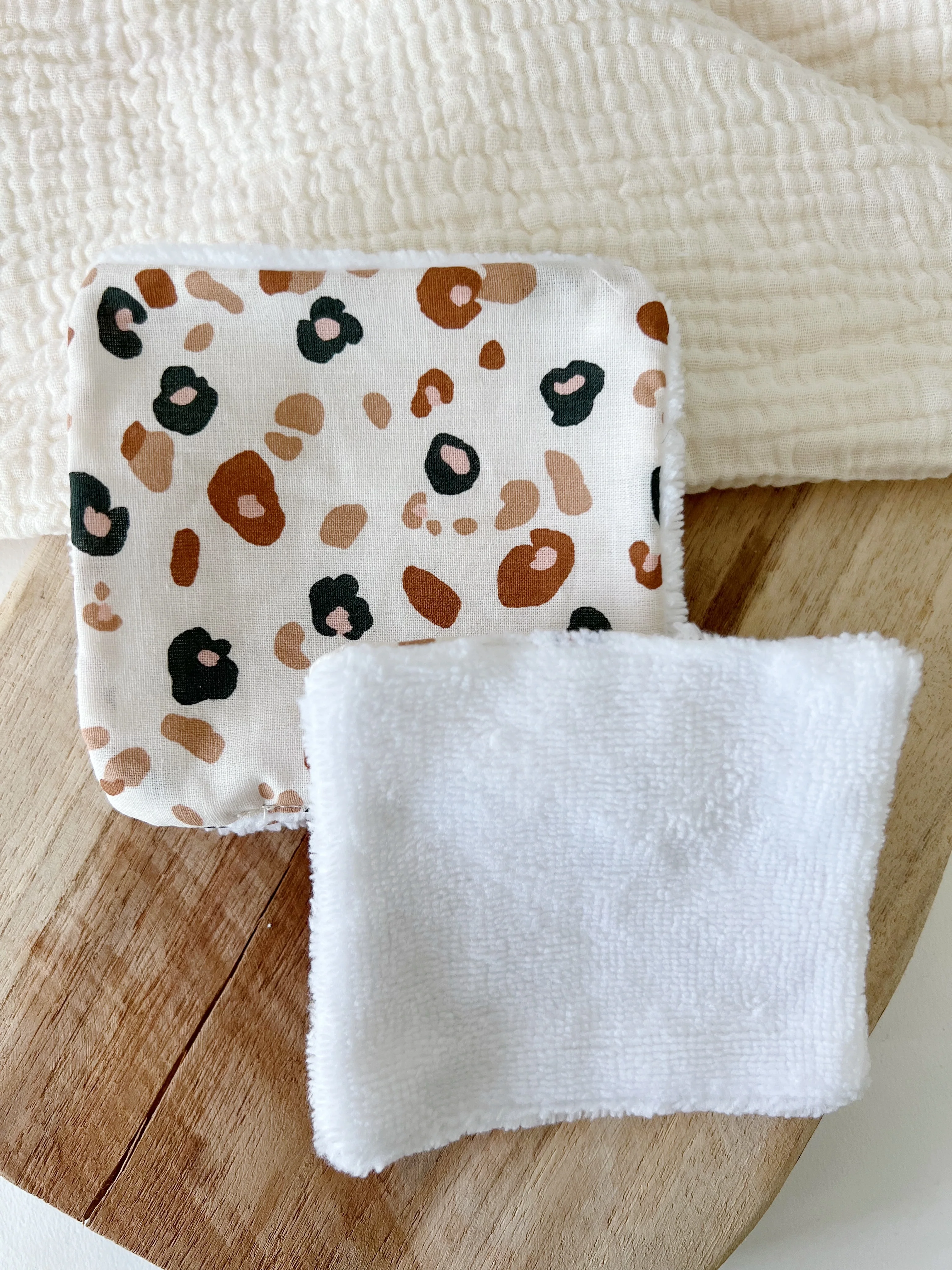 Lot de 5 cotons lavables en éponge bambou - Image 19