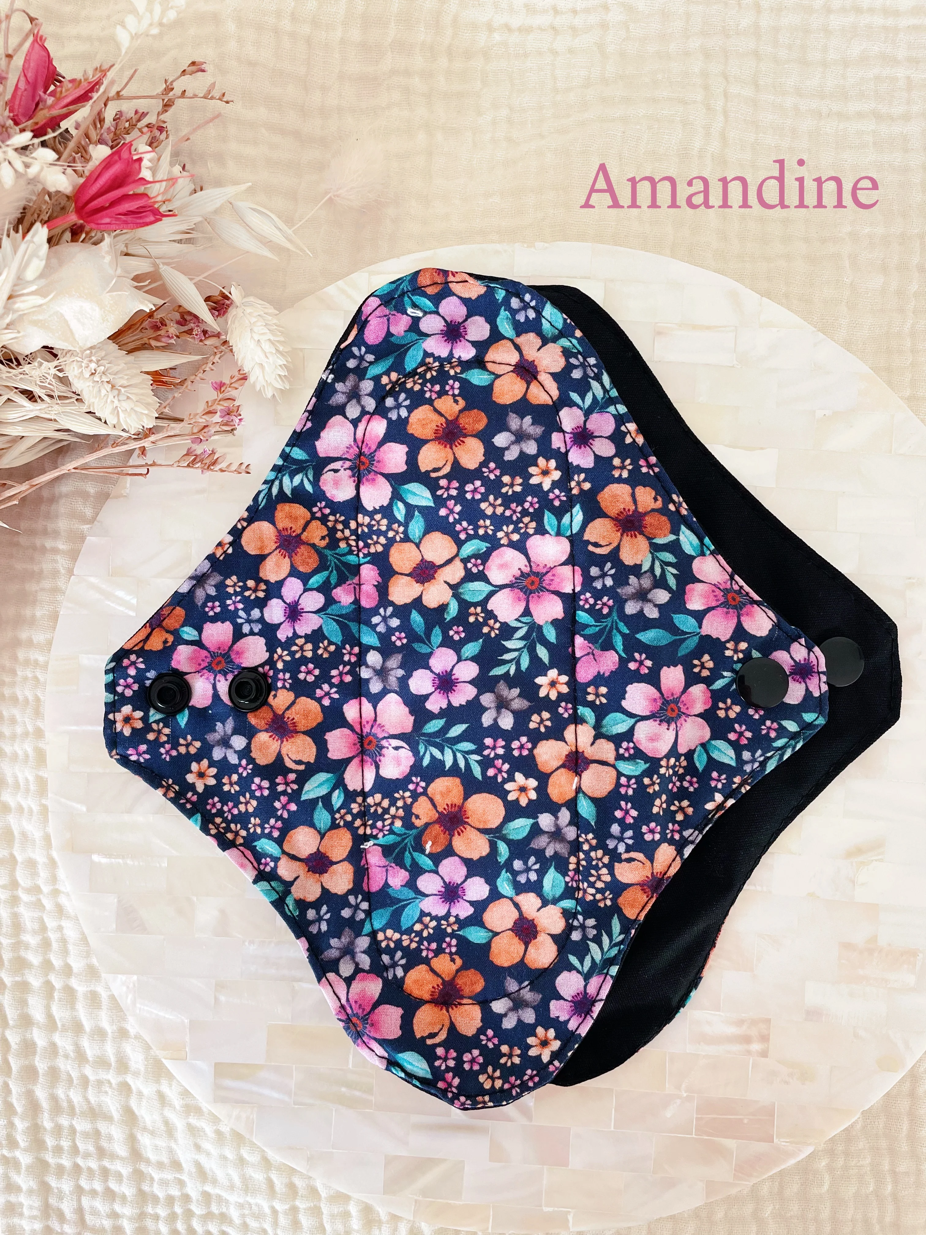 Serviette lavable flux MOYEN – Serviette hygiénique de jour - Image 31